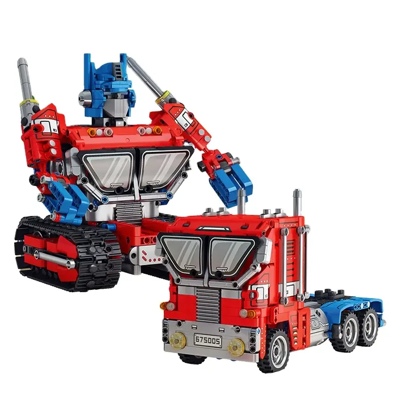 Panlos 675005 2’si 1 Arada Uzaktan Kumandalı Drift Araba – DIY Optimus Prime Model