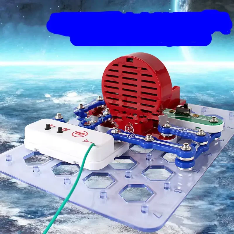 Qingtang Crafts-QT-ly532 STEM Oyuncak Eğitim Elektroniği Keşif Kiti – 41 Parça Elektrik Devre Deney Kiti 3+