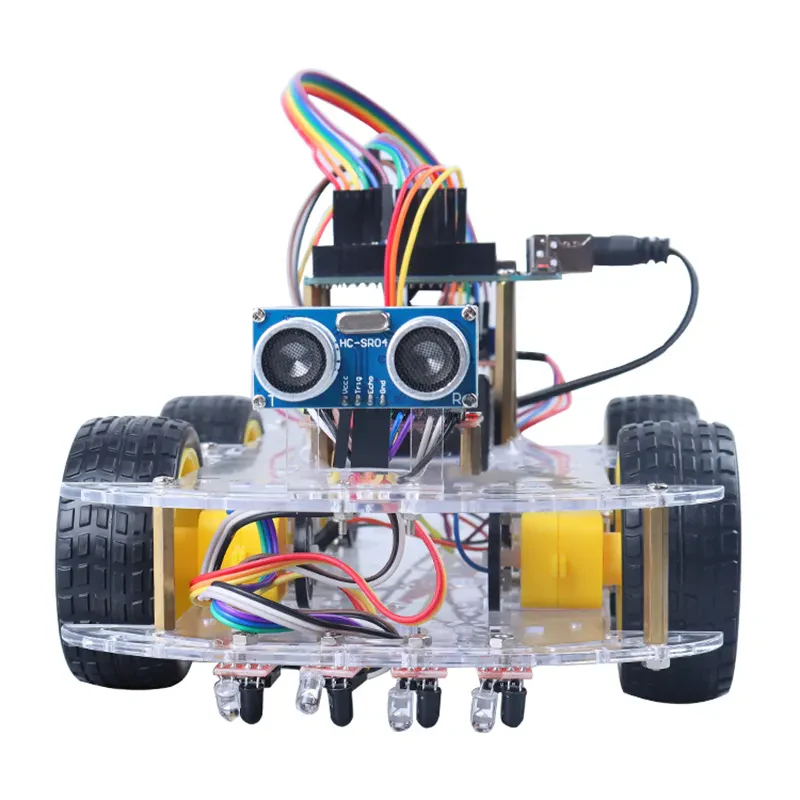 R3 Robot Kitleri – Uzaktan Kontrol Robotik Araba Eğitim STEM Oyuncağı ve Elektronik Kiti KZY-5076