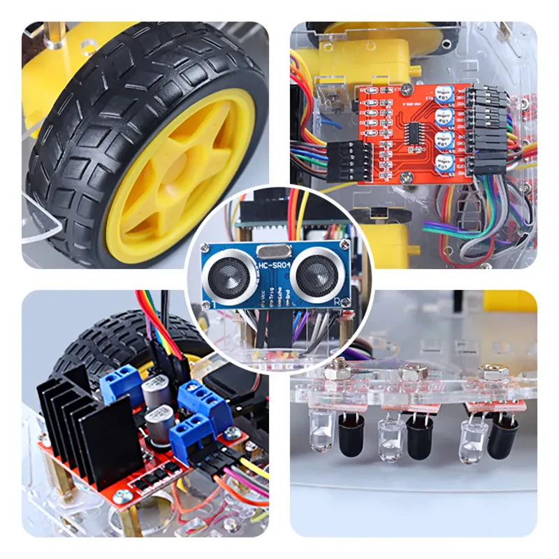 R3 Robot Kitleri – Uzaktan Kontrol Robotik Araba Eğitim STEM Oyuncağı ve Elektronik Kiti KZY-5076