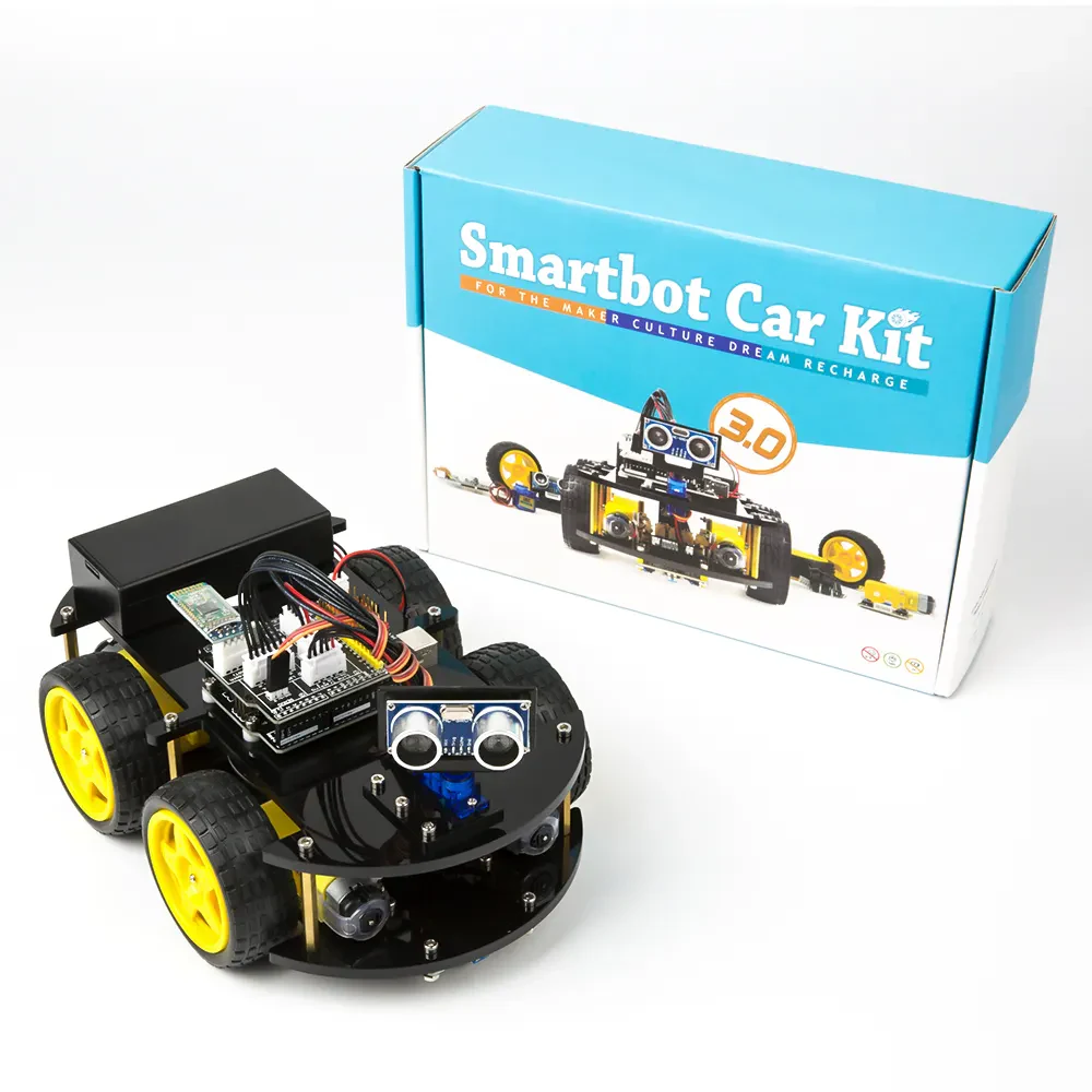 Robot4WD 4WD Robot Araba – Arduino İçin Eğitim Robotik Kiti
