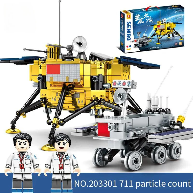 Sembo Block 203301 Astronot Roket Seti – 702 Parça Eğitici Yapı Oyuncakları