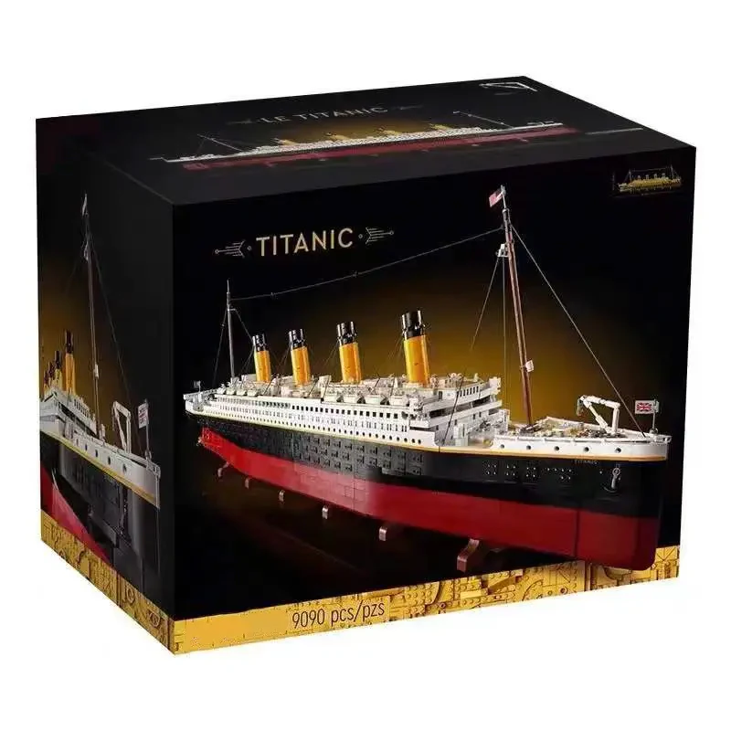 Titanic 135cm Büyük Boy Cruise Gemi DIY Kendin Yap 9090 Parça Model Yapım Seti