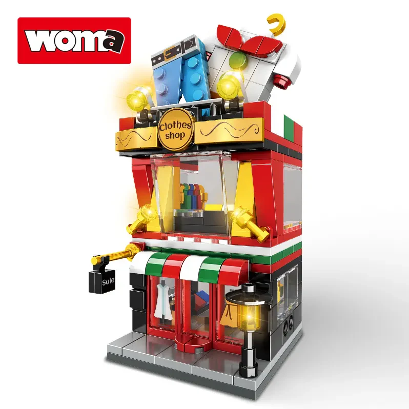 WOMA C0347 Mağaza Dükkanı Model Yapı Blokları