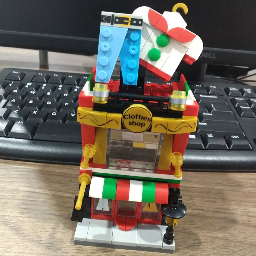 WOMA C0347 Mağaza Dükkanı Model Yapı Blokları
