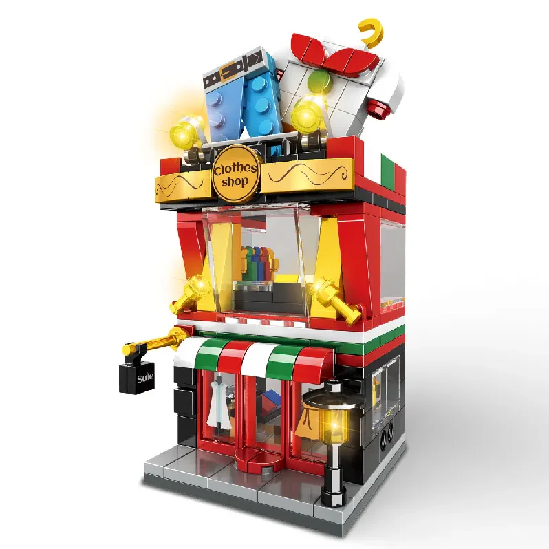 WOMA C0347 Mağaza Dükkanı Model Yapı Blokları