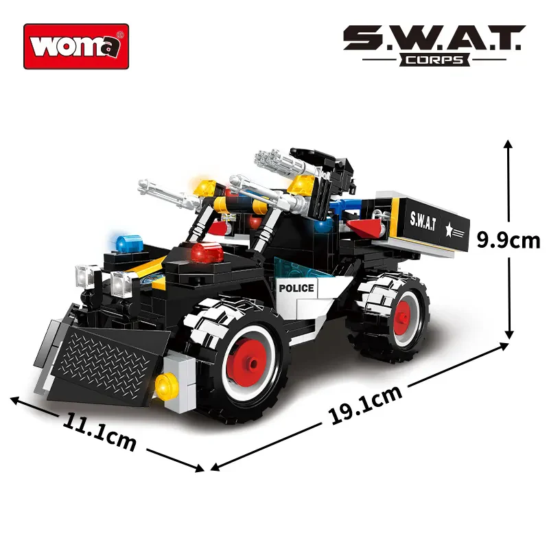 WOMA C0575 TOYS SWAT Aracı Polis Arabası Oyuncak Seti