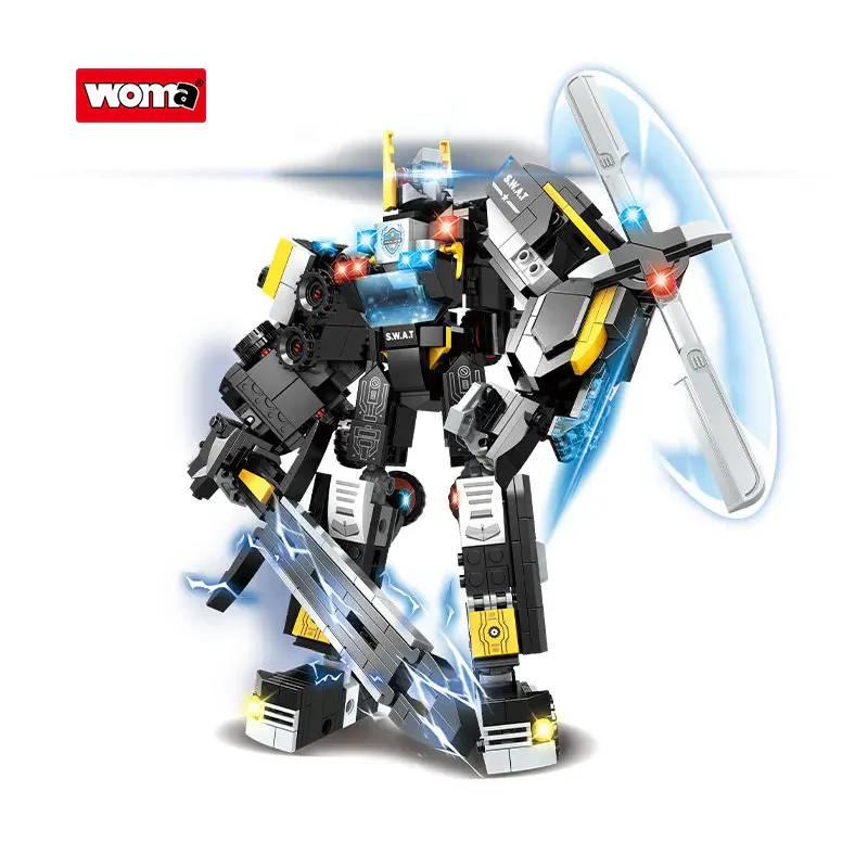 WOMA C5005 SWAT Helikopter ve Zırhlı Araç Yapı Bloğu Seti