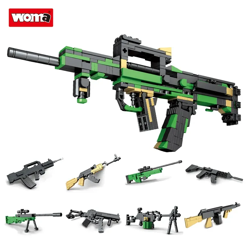 WOMA OYUNCAKLARI C0168 – AK-47, M416, SMG ve Keskin Nişancı Silahları