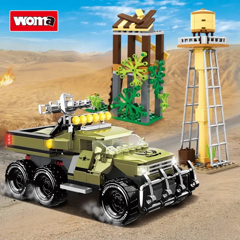WOMA OYUNCAKLARI C0191 Askeri Model Yapı Blokları