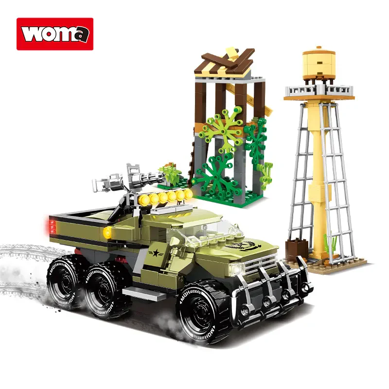 WOMA OYUNCAKLARI C0191 Askeri Model Yapı Blokları