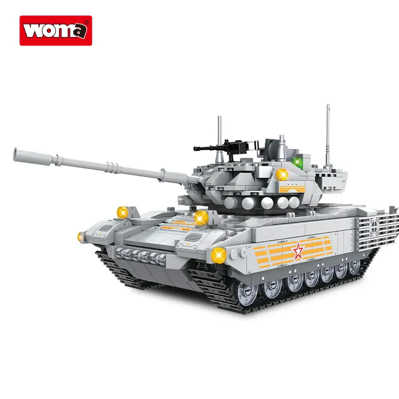 WOMA TOY C0124 II. Dünya Savaşı Askeri Tank Modeli Yapı Blokları Seti