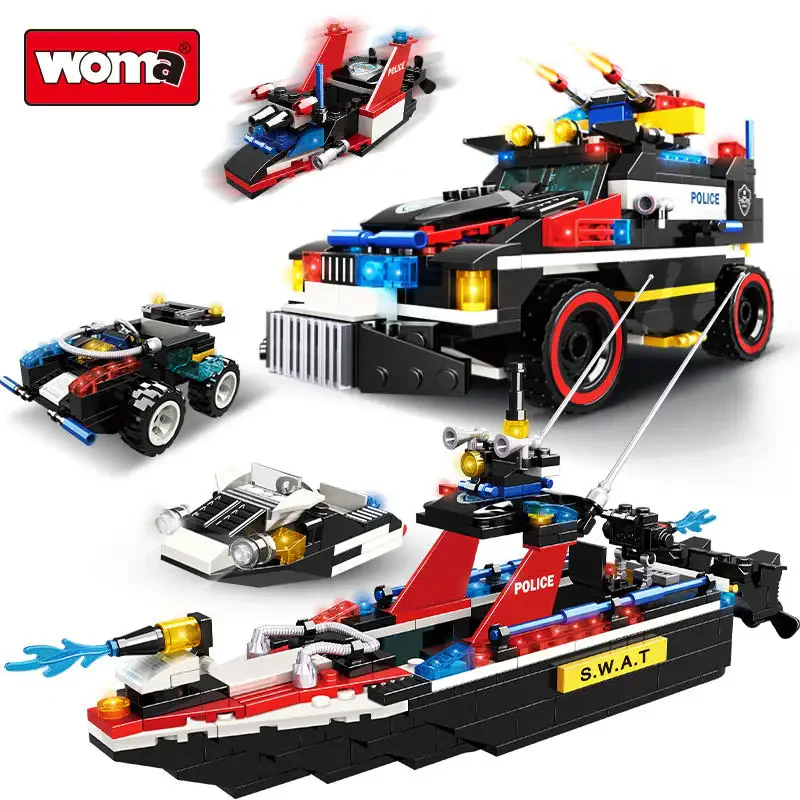 WOMA TOY C0593 SWAT Mini Blok Yapı Seti