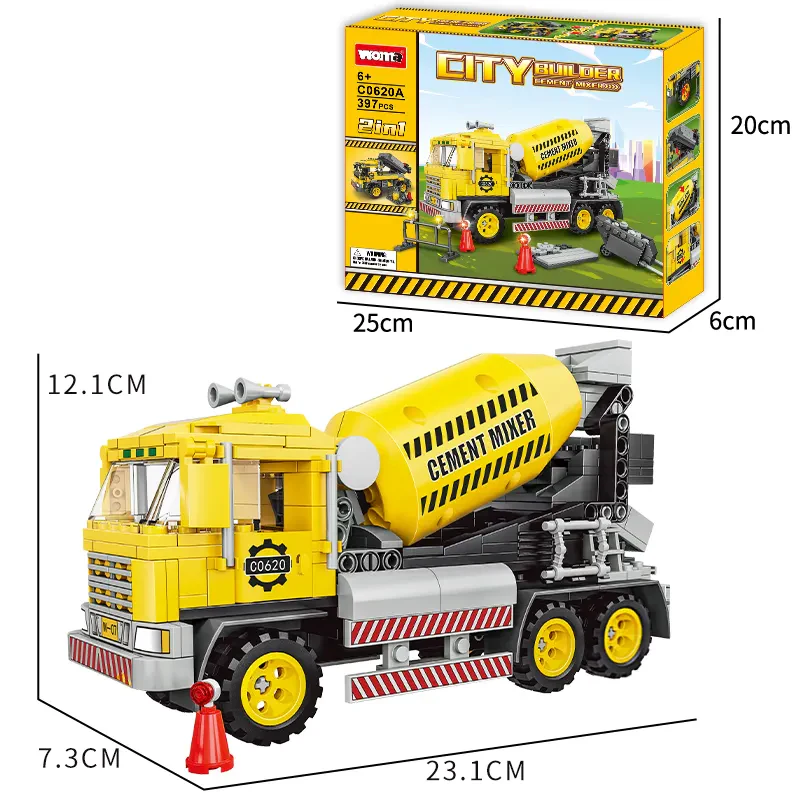 WOMA TOY C0620 – Dönüştürülebilir Yapı Aracı Blok Seti
