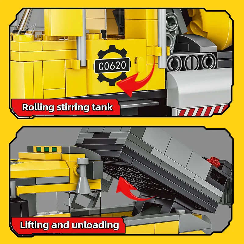 WOMA TOY C0620 – Dönüştürülebilir Yapı Aracı Blok Seti