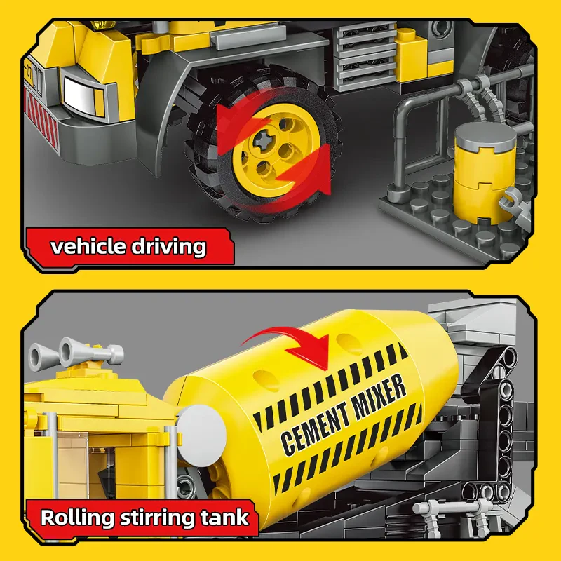 WOMA TOY C0620 – Dönüştürülebilir Yapı Aracı Blok Seti