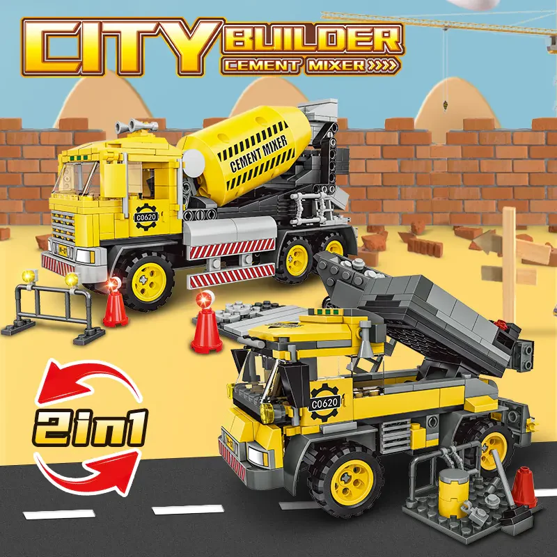 WOMA TOY C0620 – Dönüştürülebilir Yapı Aracı Blok Seti