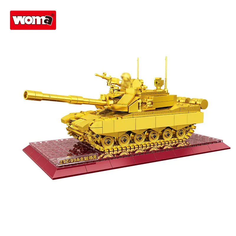 Woma Toy C0636 Altın Zırh ZTZ-99A Tank Plastik Yapı Seti