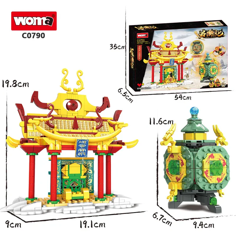 Woma Toy C0790 Batı’ya Yolculuk Yapı Bloğu Seti