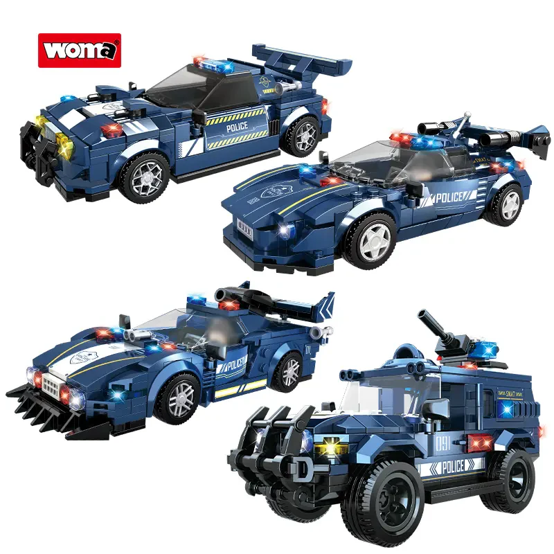 WOMA TOY C5011 Özel Polis Araba Seti: SWAT Takımı Yapı Blokları