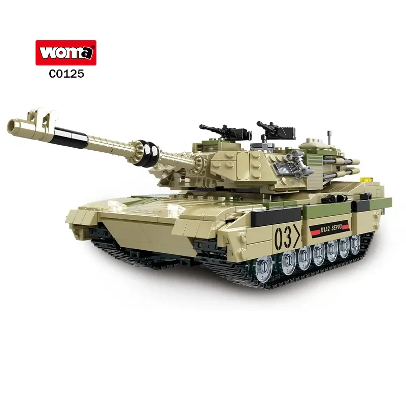 WOMA TOYS C0125 İkinci Dünya Savaşı M1R2 Tank Modeli