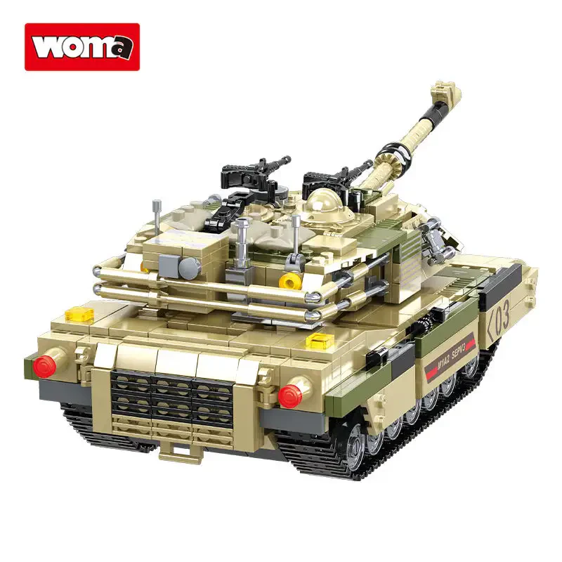 WOMA TOYS C0125 İkinci Dünya Savaşı M1R2 Tank Modeli