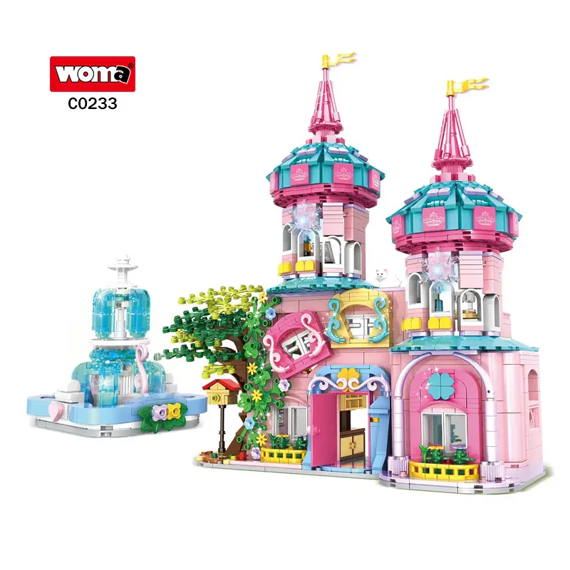 WOMA TOYS C0233 1586 Parça Şato İnşaat Seti