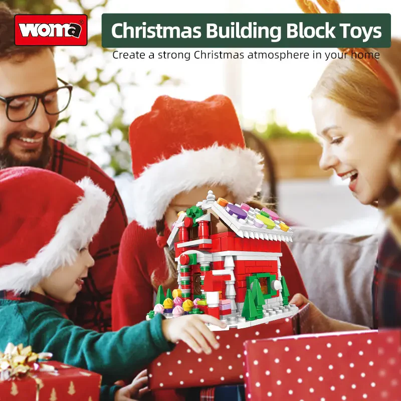 Woma Toys C0270 – Noel Oyuncakları – Plastik Yapı Bloğu Seti