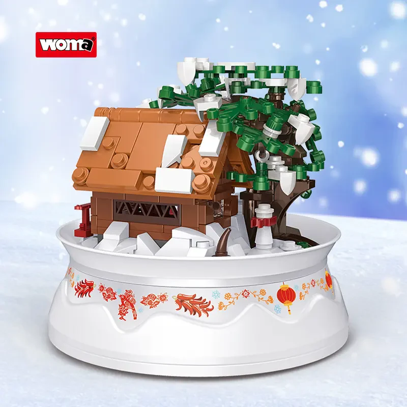 Woma Toys C0375 Plastik Müzik Kutusu Bulmaca Oyunları Yapı Bloğu Seti