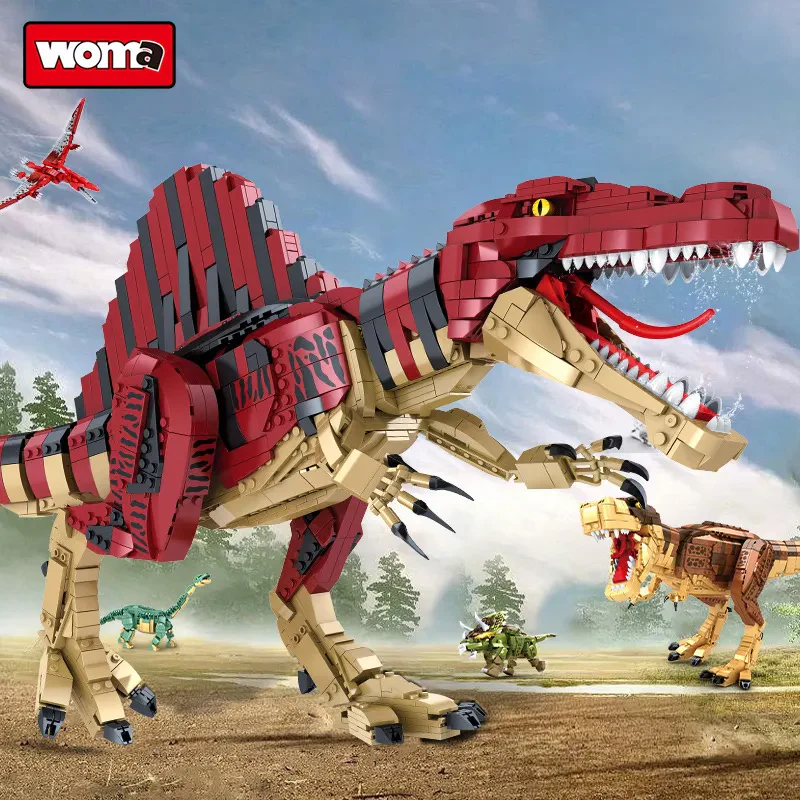 Woma Toys C0449 2005 Parça Dinozor İnşaat Blok Seti