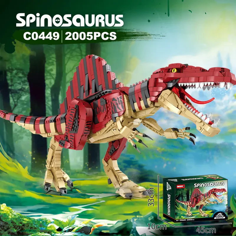 Woma Toys C0449 2005 Parça Dinozor İnşaat Blok Seti