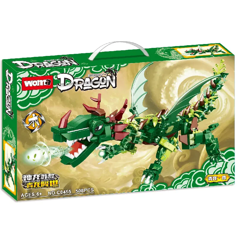WOMA TOYS C0455- Jurassic World Uçan Ejderha Modeli Yapı Blokları Seti