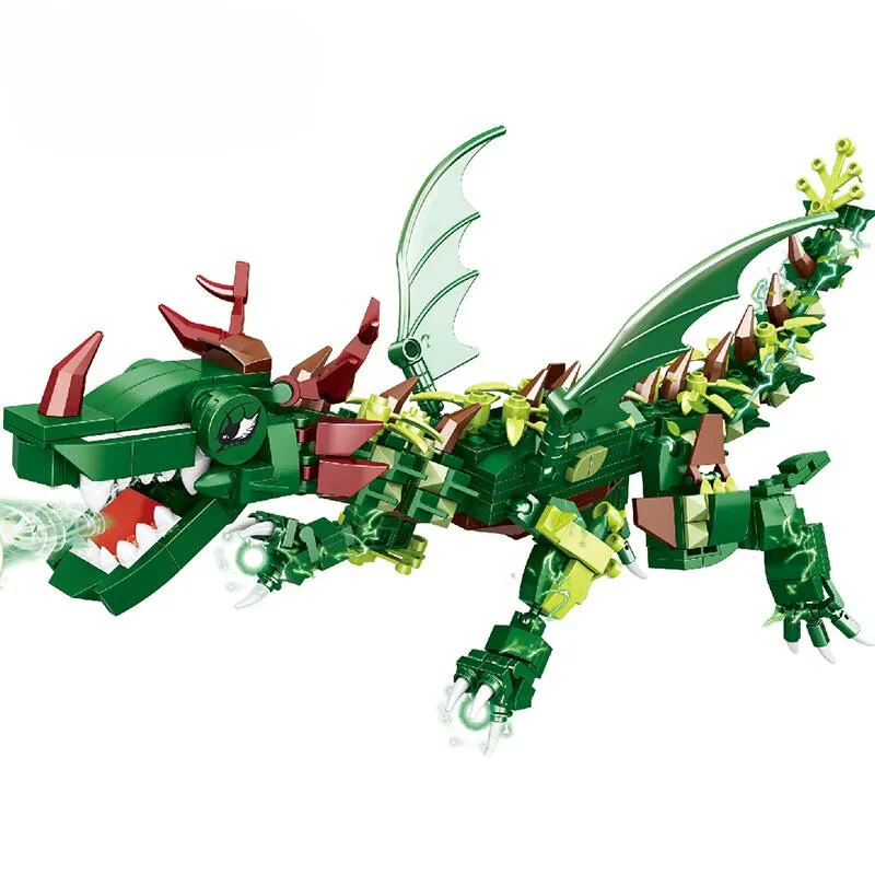 WOMA TOYS C0455- Jurassic World Uçan Ejderha Modeli Yapı Blokları Seti