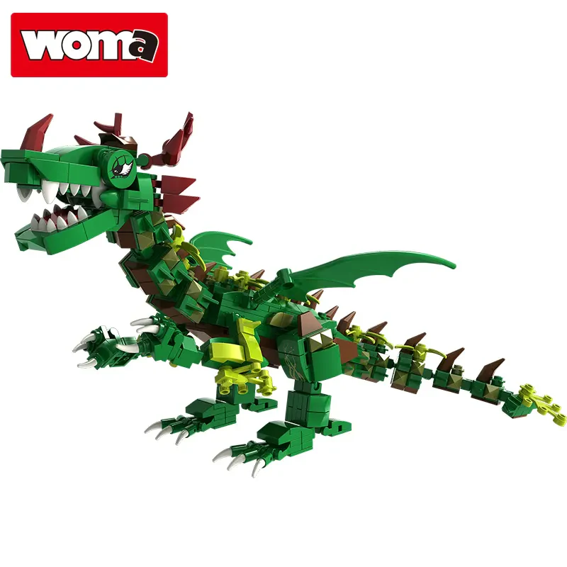 WOMA TOYS C0455- Jurassic World Uçan Ejderha Modeli Yapı Blokları Seti