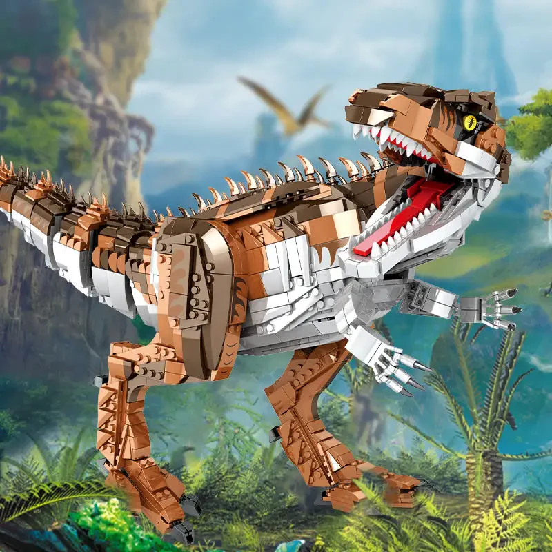 WOMA TOYS C0474 T-Rex Dinozor Blok Seti