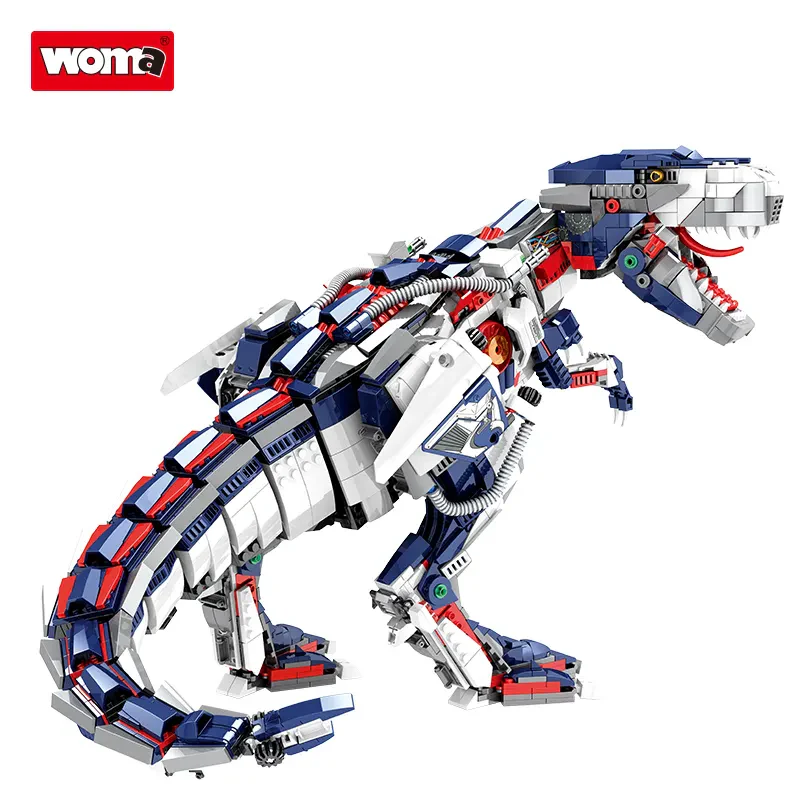 WOMA TOYS C0475 – Dinozor Mekanik Yapı Blokları Seti (Çocuklar ve Yetişkinler için STEM Oyuncak)