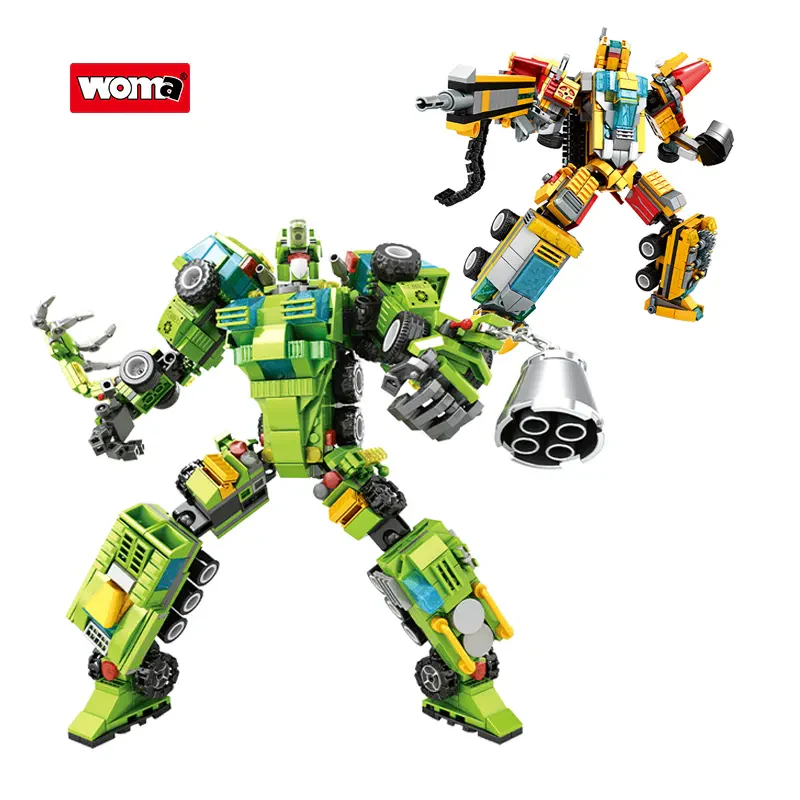 Woma Toys C0608 – Koruyucu Savaşçılar Mühendislik Aracı Yapı Blok Seti