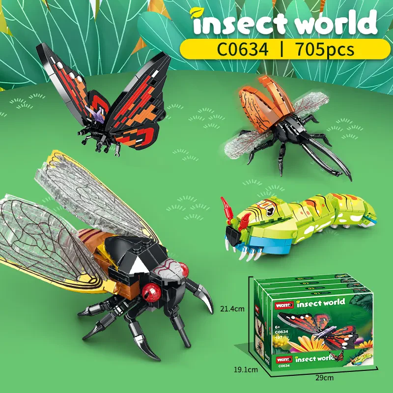 WOMA TOYS C0634 Böcek STEM Oyuncak Seti