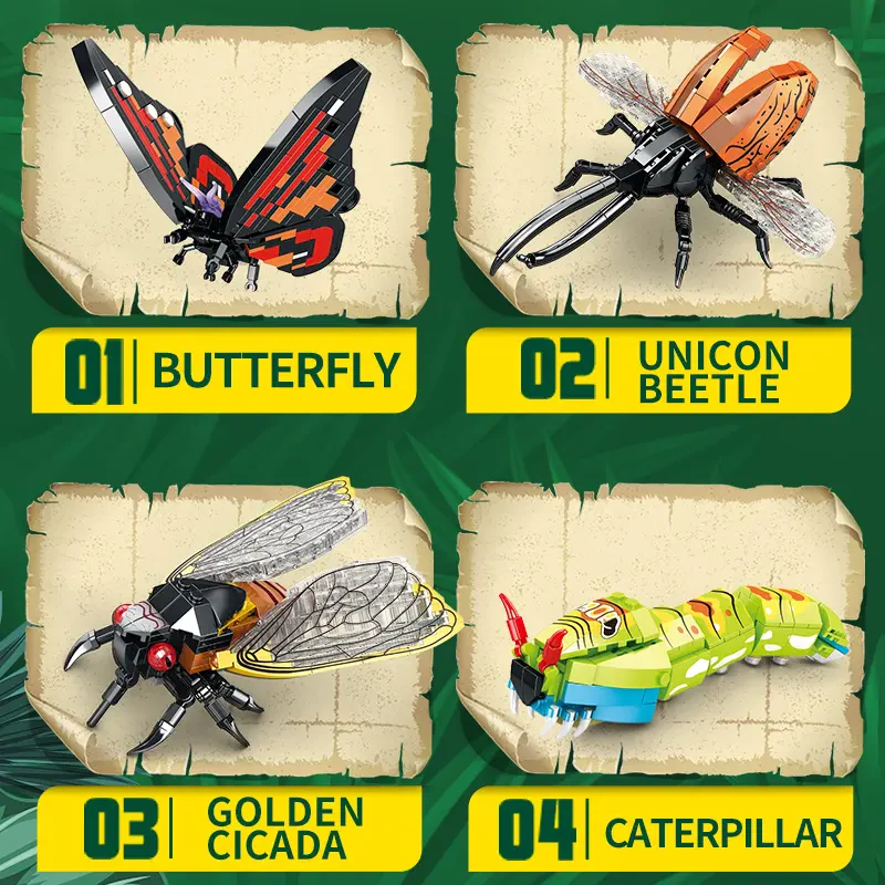 WOMA TOYS C0634 Böcek STEM Oyuncak Seti