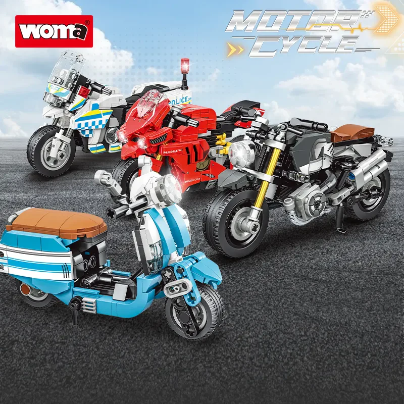 Woma Toys C0702 4 Motorlu Araba Oyuncak Seti