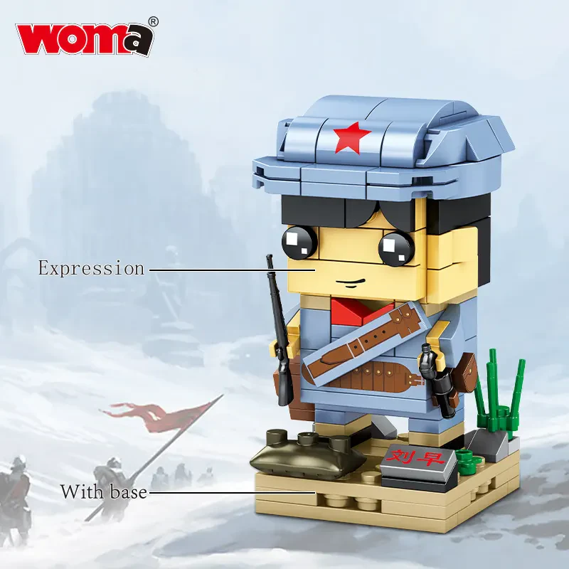 WOMA TOYS C0714 Asker Figürleri ve Silahlarıyla Mini Asker Seti
