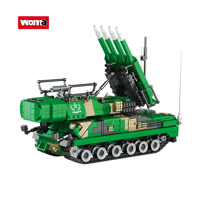 Woma Toys C0813 Askeri Hava Savunma Füzesi Yapı Blokları Seti