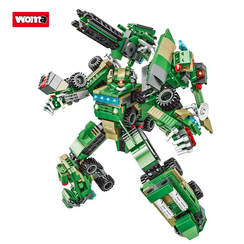 WOMA TOYS C0840 8 in 1 Askeri Robot Oyuncağı
