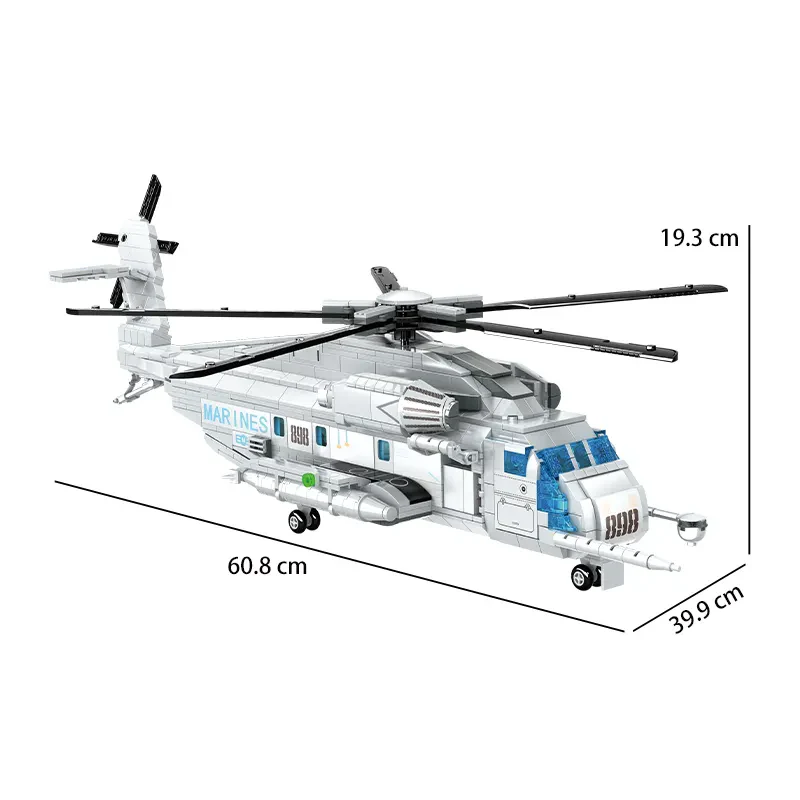 WOMA TOYS C0898 Helikopter Yapı Blokları Seti