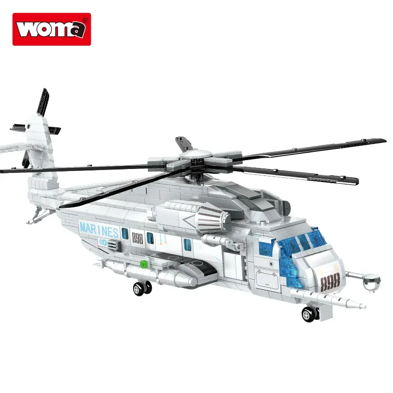WOMA TOYS C0898 Helikopter Yapı Blokları Seti