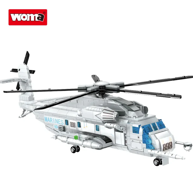 WOMA TOYS C0898 Helikopter Yapı Blokları Seti