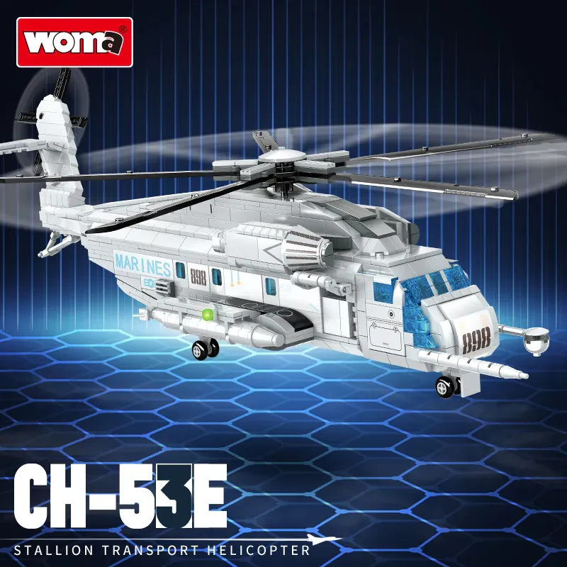 WOMA TOYS C0898 Helikopter Yapı Blokları Seti