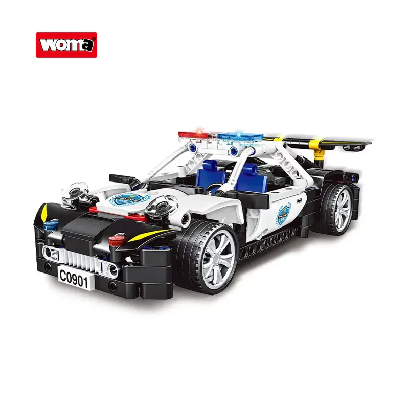 WOMA TOYS C0901 SWAT Montajlı Polis Devriye Aracı – STEM Yapı Blokları Seti