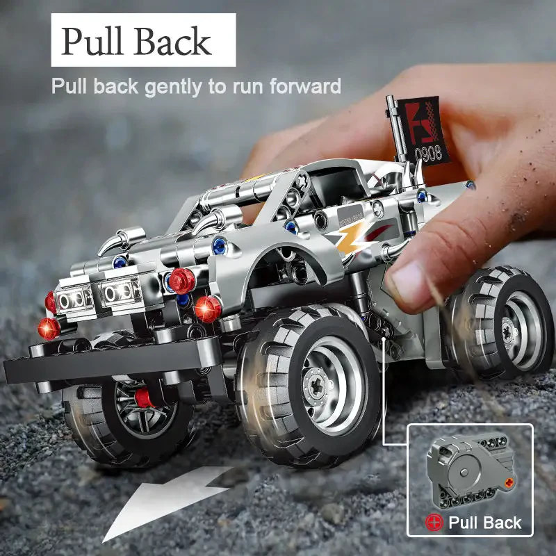 WOMA TOYS C0908 Geri Çekişli Off-Road Araba Oyuncağı