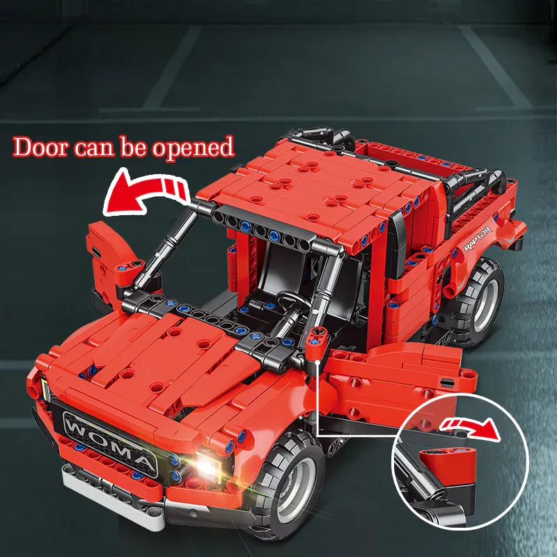 WOMA TOYS C0912 Modern Tasarımlı Ford F150 Oyuncak Araba Seti